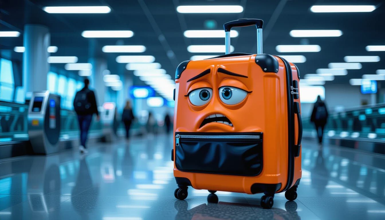 Suspicious Suitcase in Airport Security

A suitcase anxious about a security check

Prompt:
International airport security queue, semi-reali...