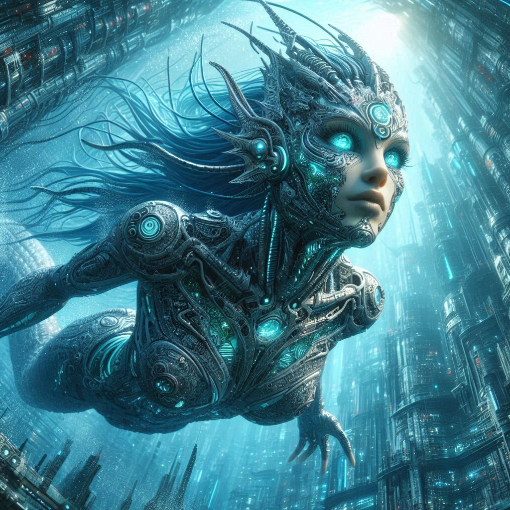 Cyborg Mermaid