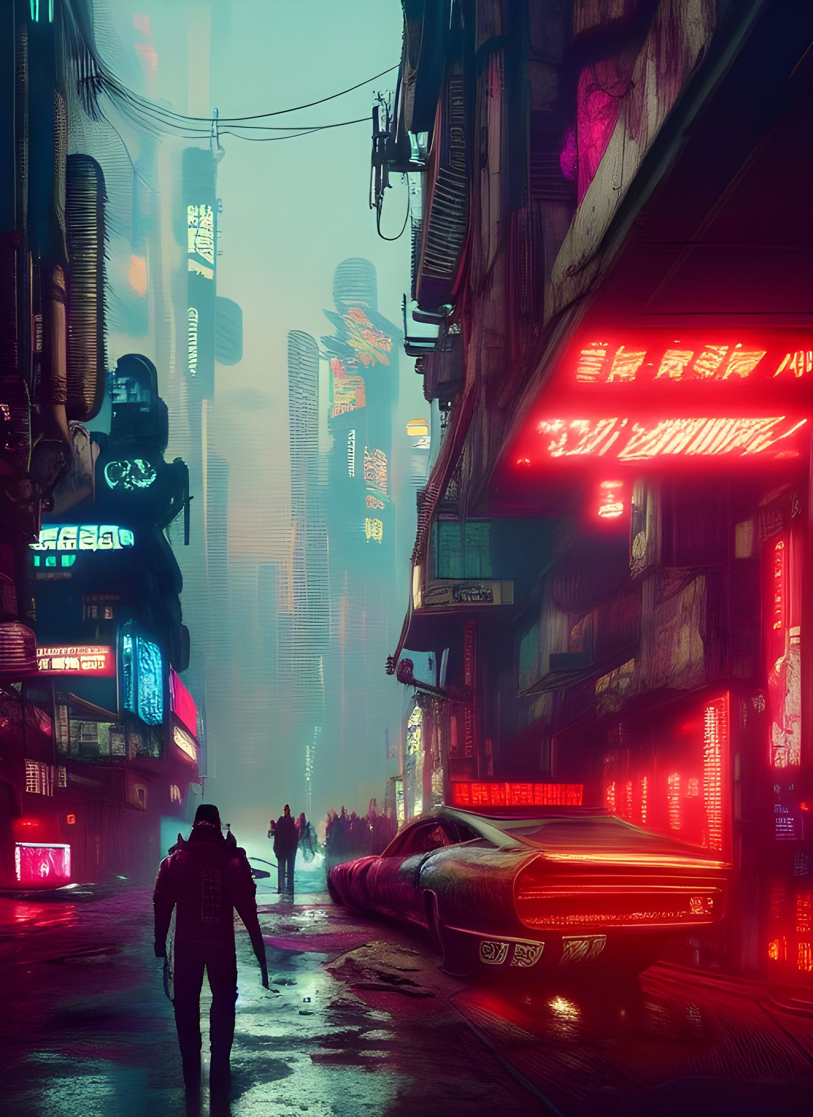 Beamer City AI Generated Artwork NightCafe Creator