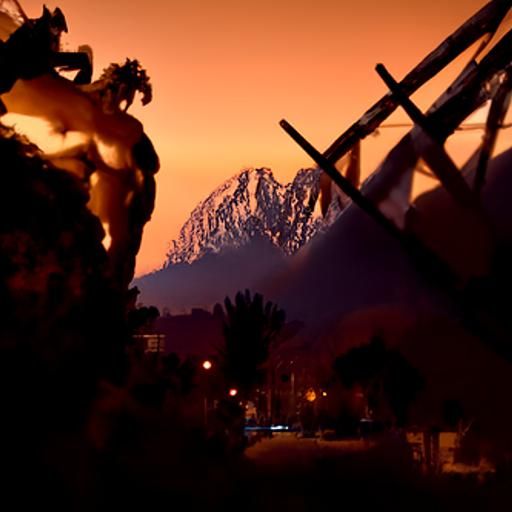 Mount Olympus at dawn