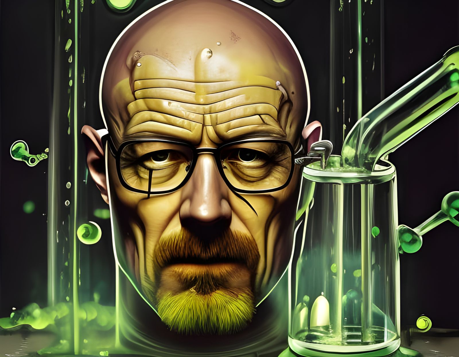 Walter White Mad Science Teacher - AI Generated Artwork - NightCafe Creator