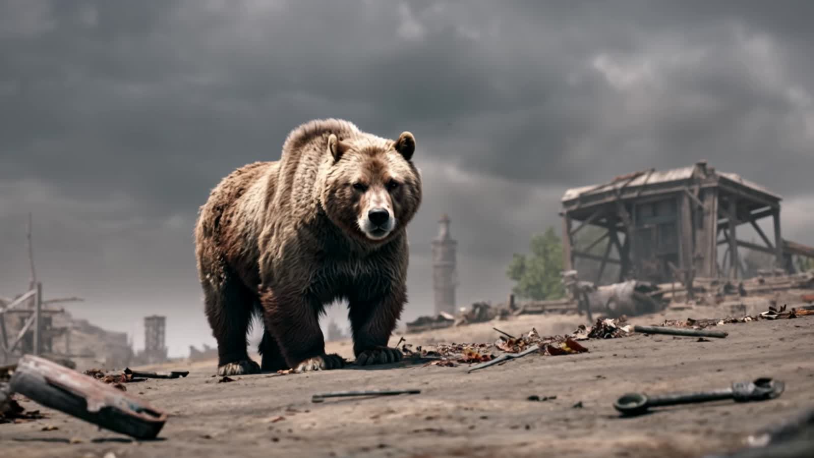 In a dystopian future, this bear is mankinds only hope