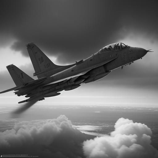 Jets dropping bombs in war
