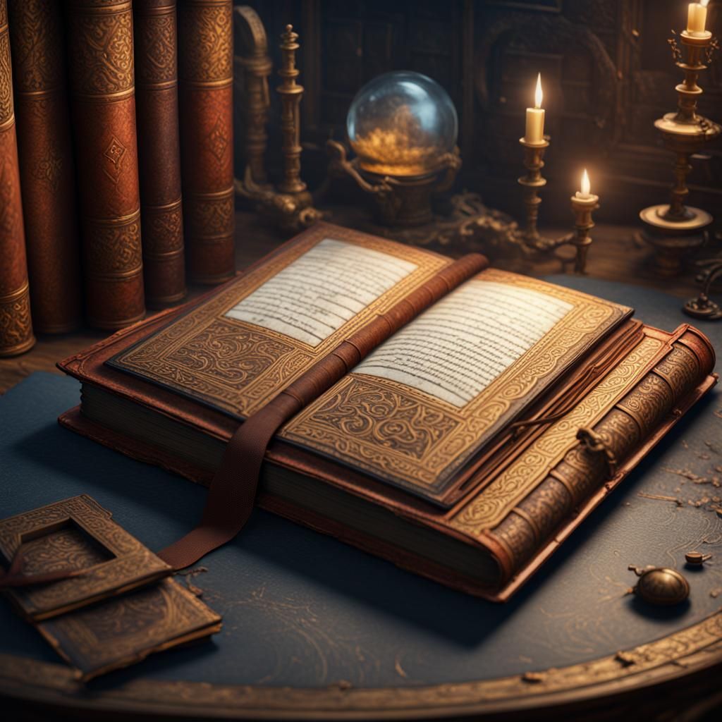 an antique book