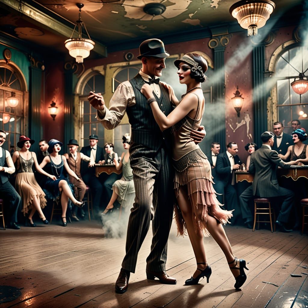 1920s dance hall in old Berlin