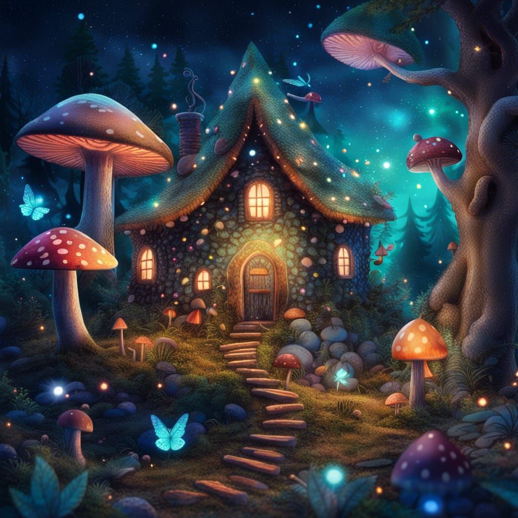 A fairy house  by @Gwin-the-Elf