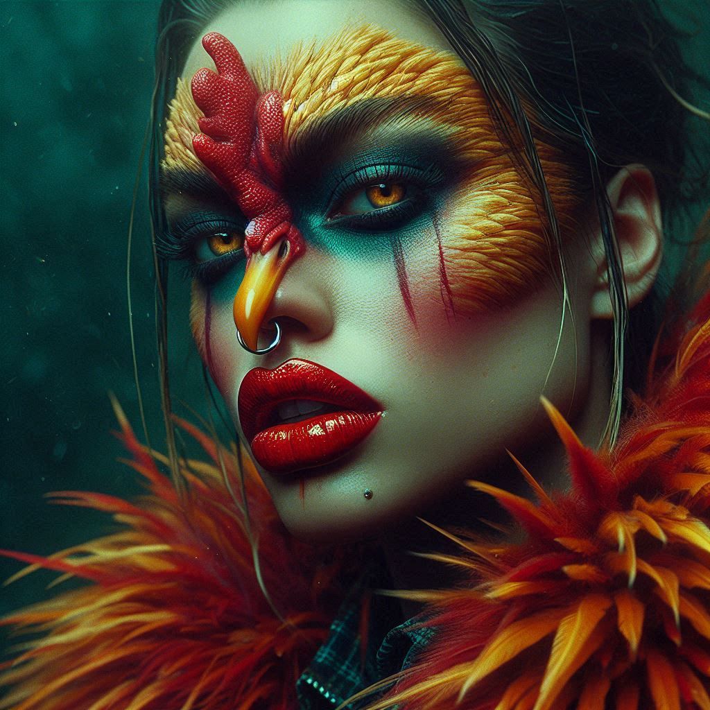 Portraits of a Serial Creator : Chicken Lips-Stick