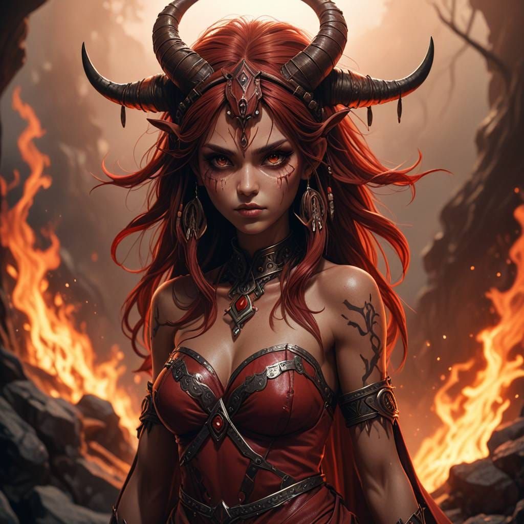 a shaman of the army of demons