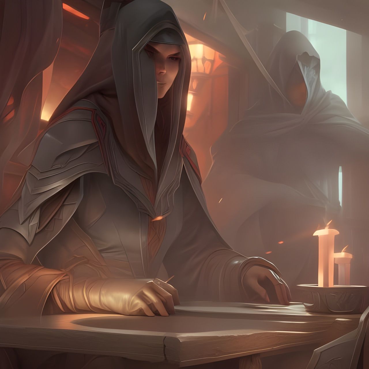 Hooded Assassins Ai Generated Artwork Nightcafe Creator