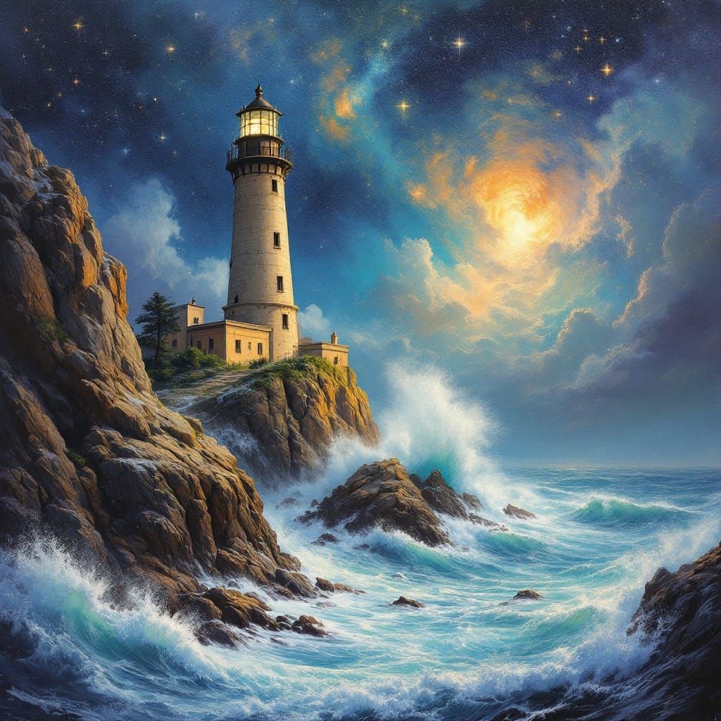 Cliff-side Lighthouse