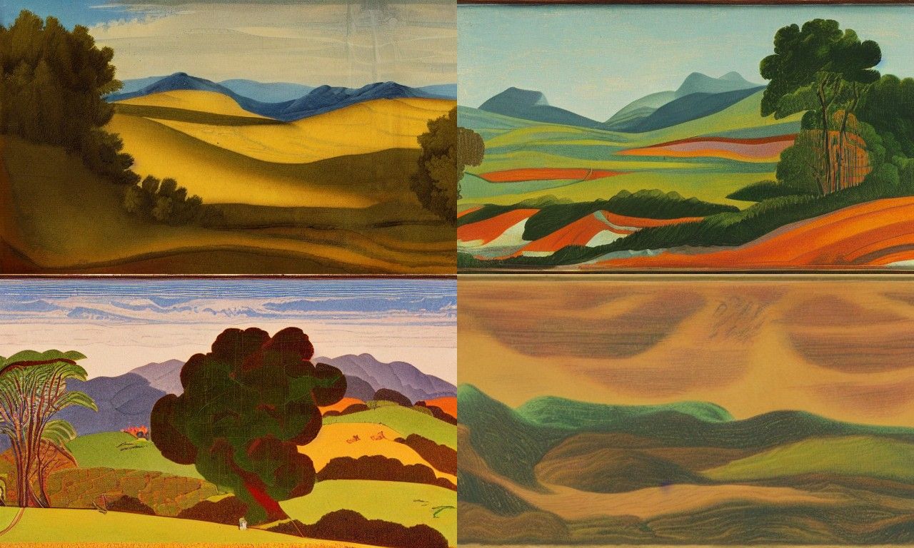 Landscape in the style of Excessivism