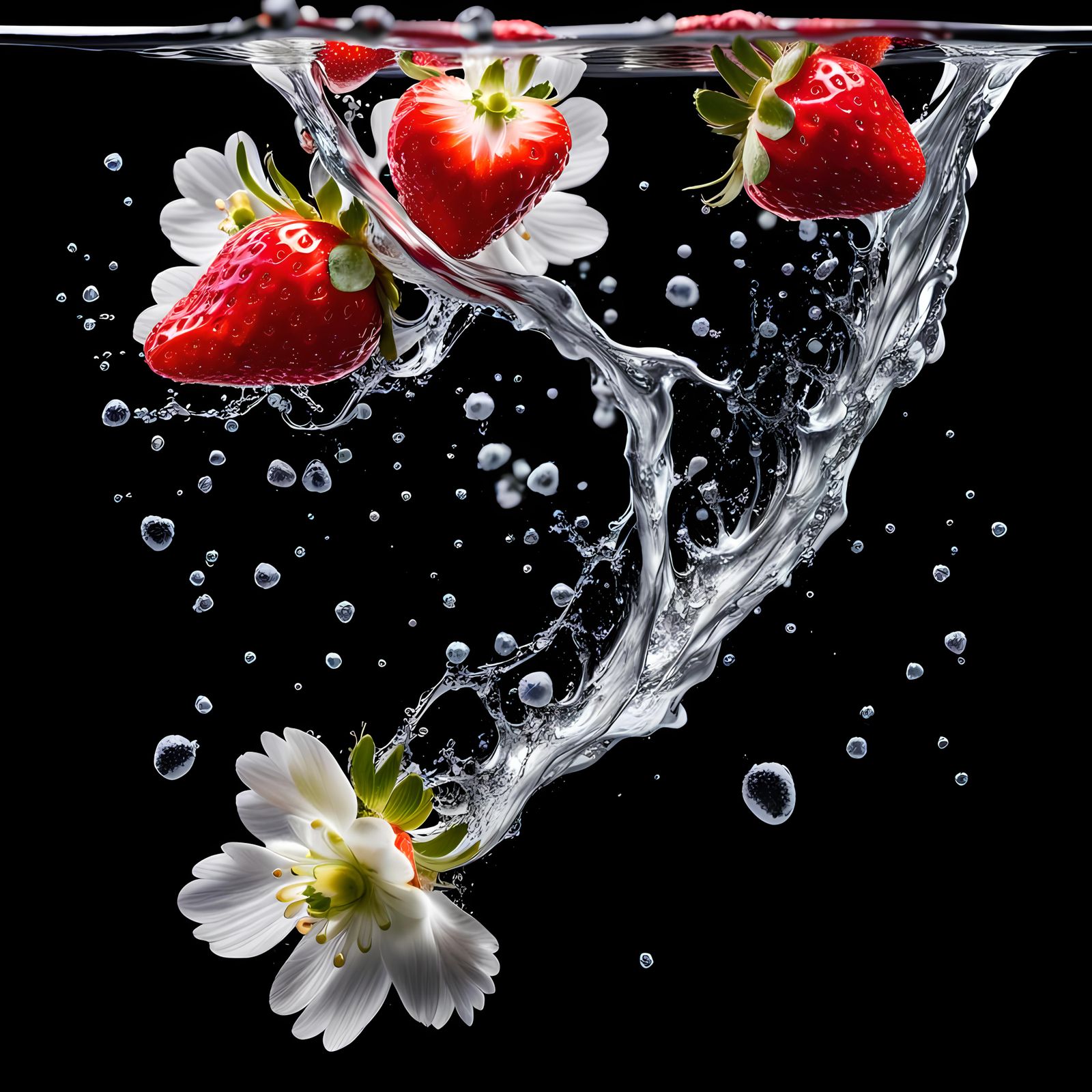 Oops Splash Of Organic Strawberries.