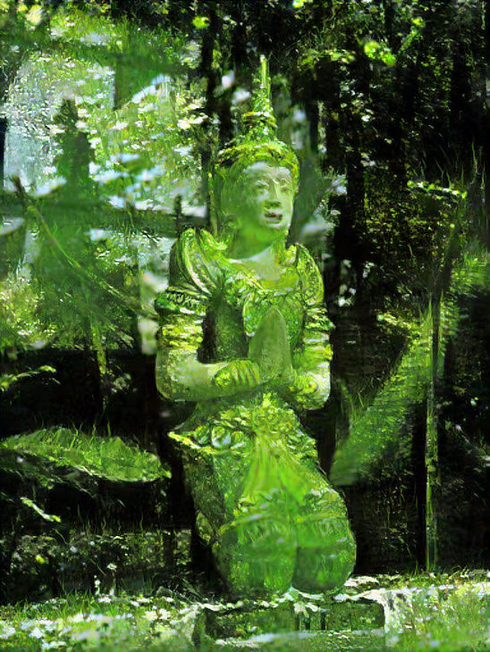 Green Statue