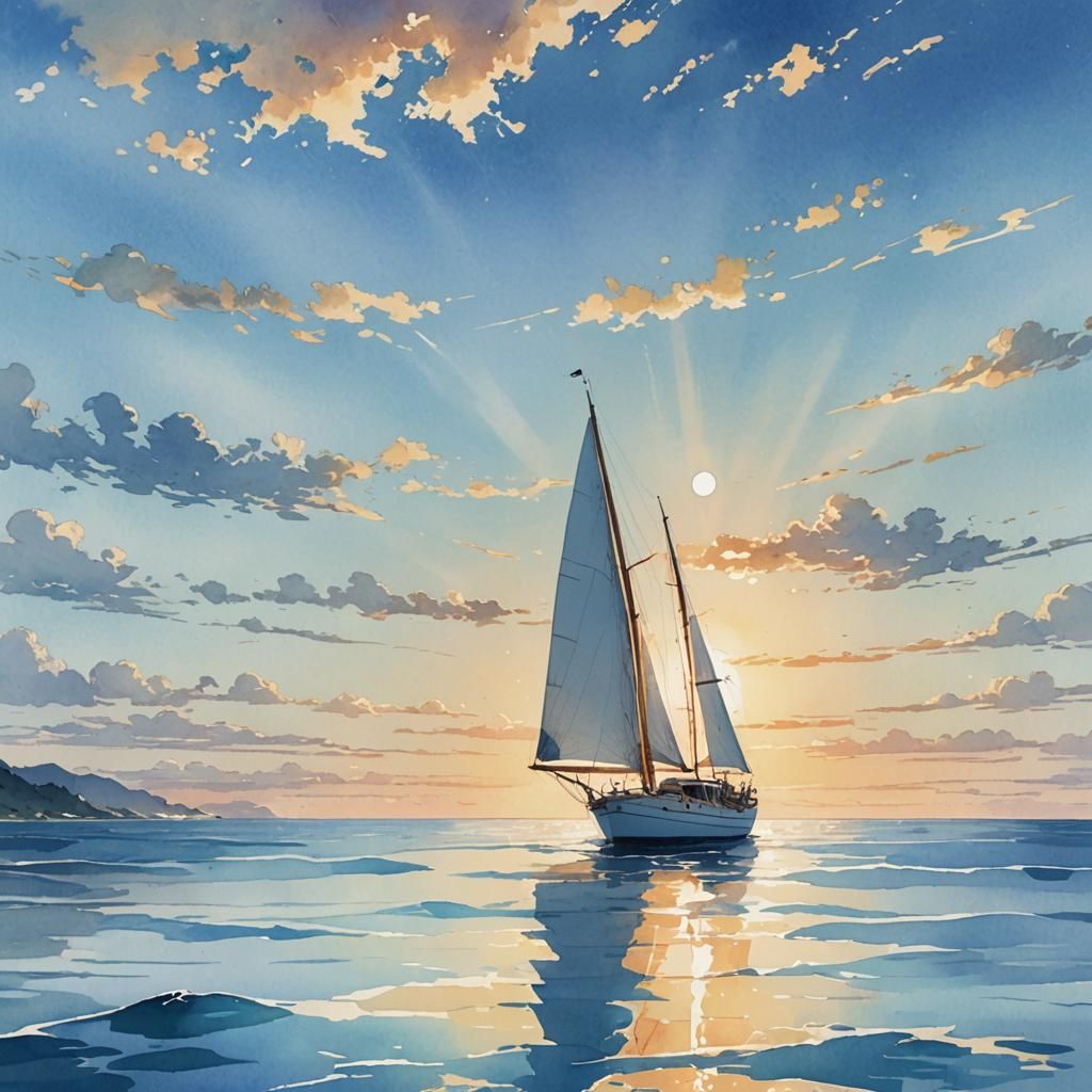 On the sea