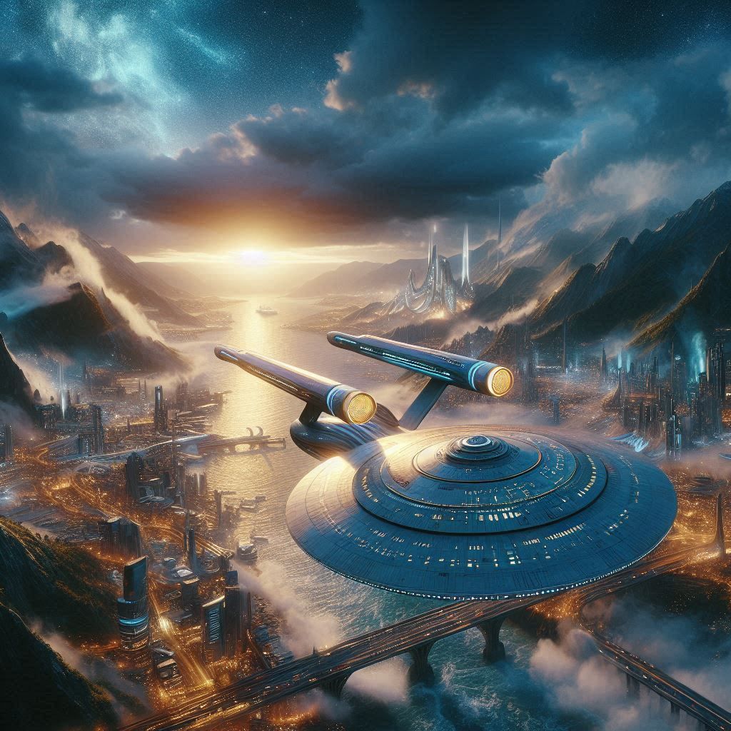 "Captain's log, Stardate 4307.1. Approaching Starbase 6 for ...