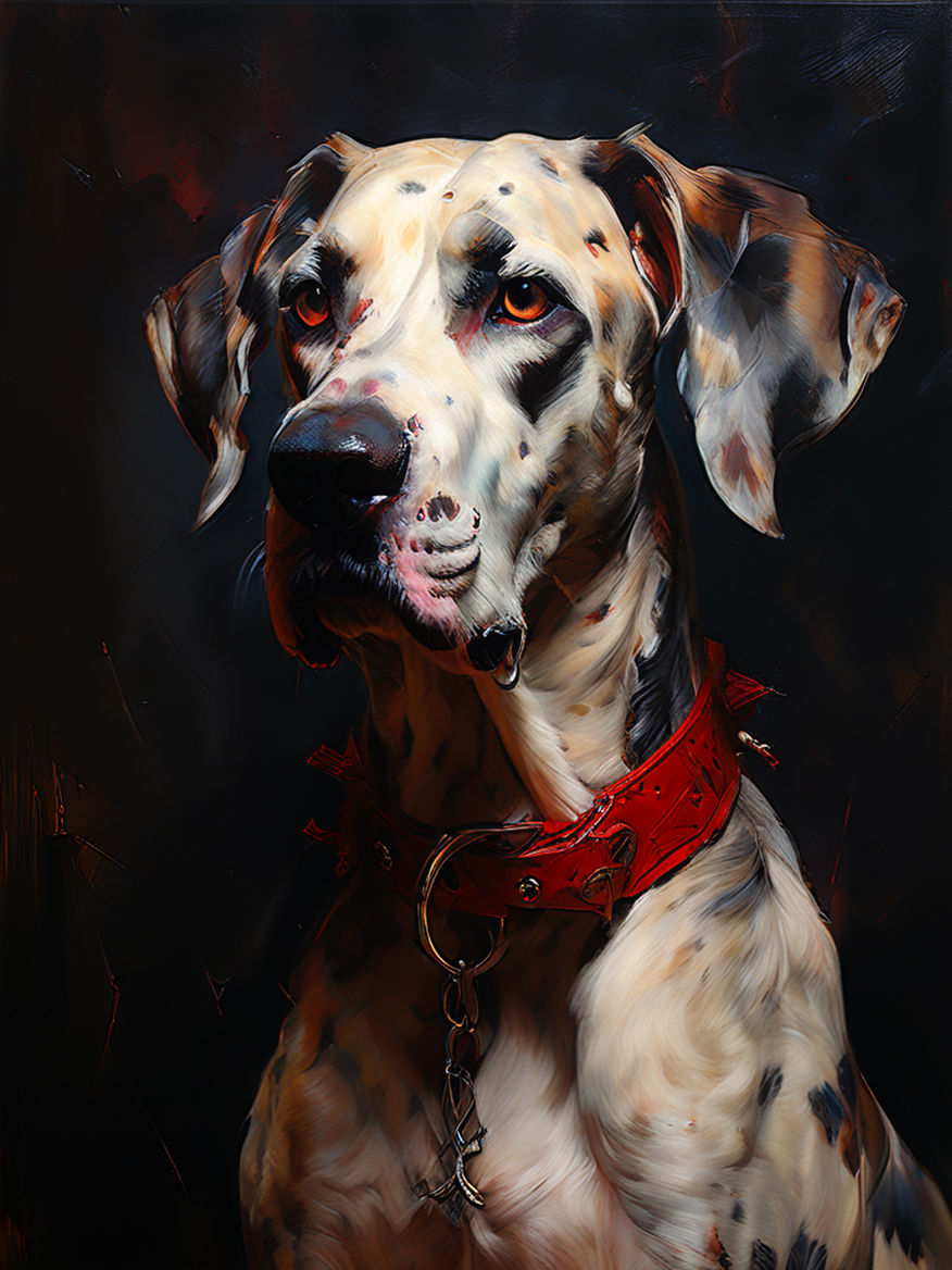 Harlequin Great Dane