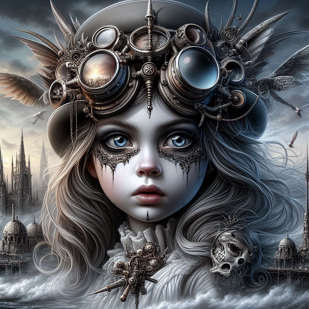 Steampunk Gothic Child