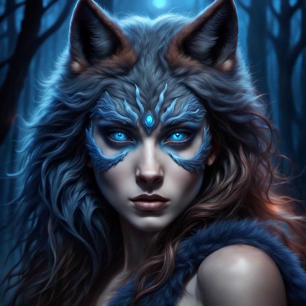 Beta wolf - AI Generated Artwork - NightCafe Creator