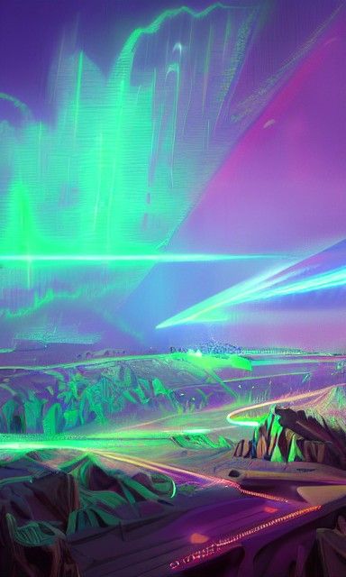 Moses parts purple sea for techno party beautiful lazers 8k ...