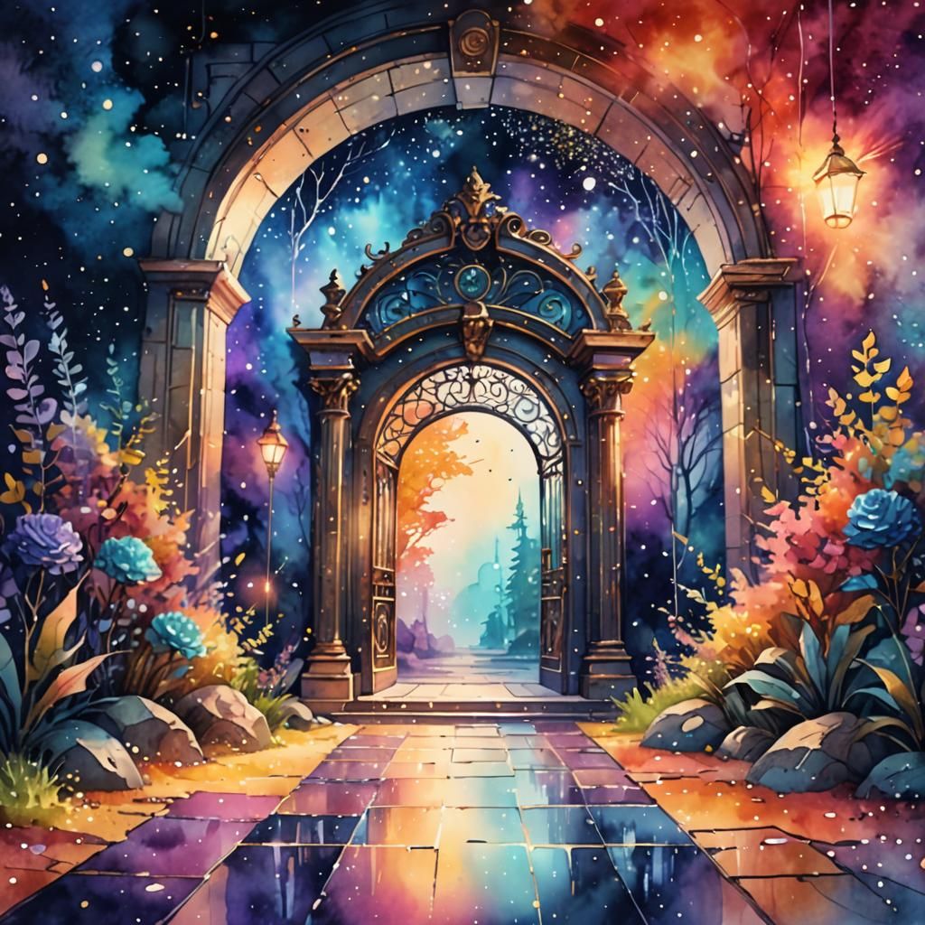 An entrance into a new dimension  by @Horse-T