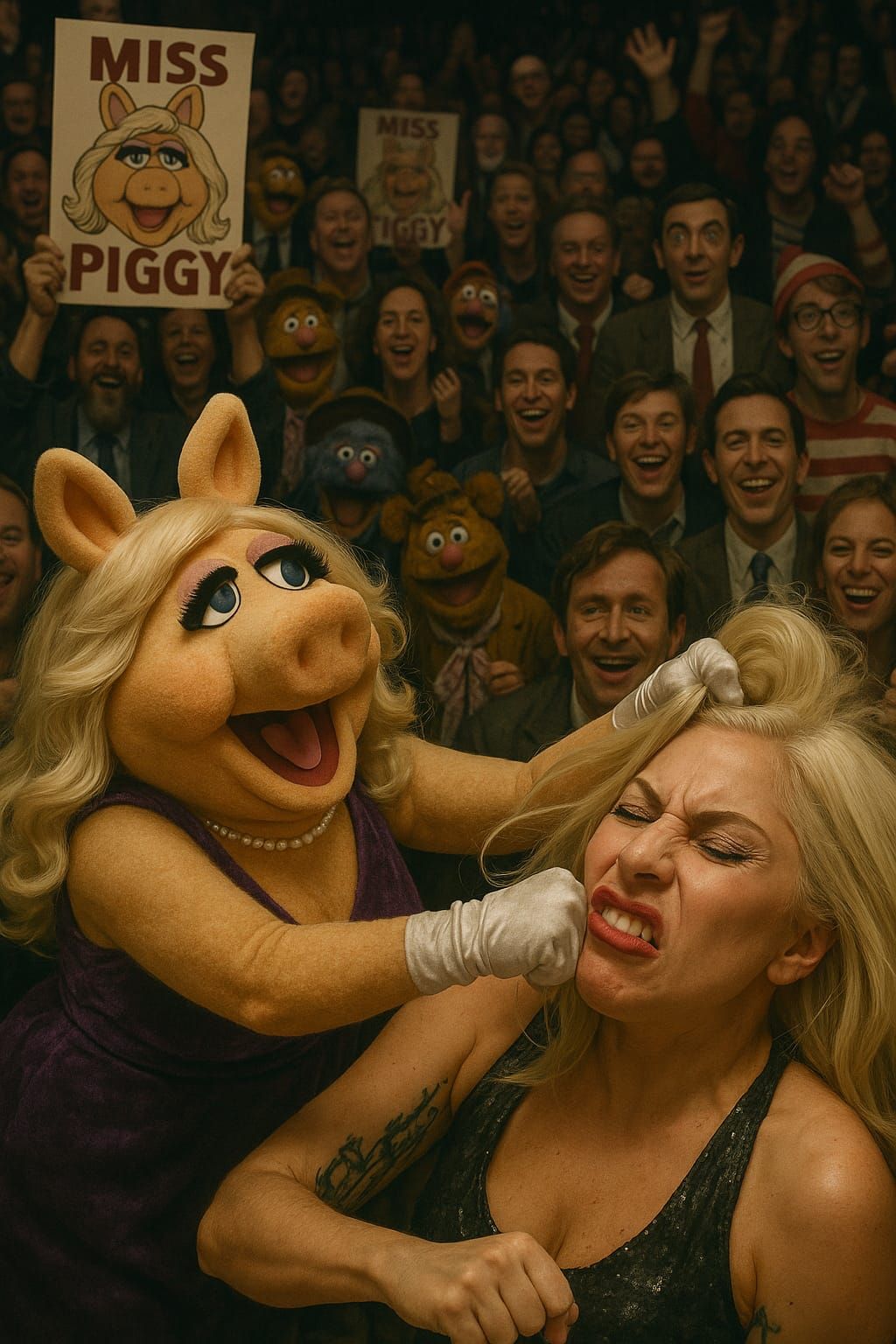 Miss Piggy vs Lady gaga