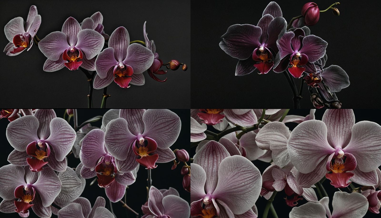 A stunning close-up of a detailed orchid flower by Robert Ma...