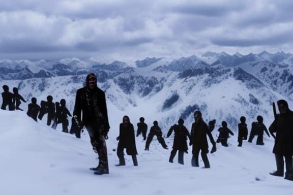 A winter zombie-wonderland.
