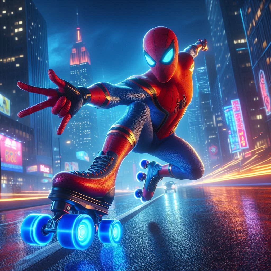 Spidey Skating