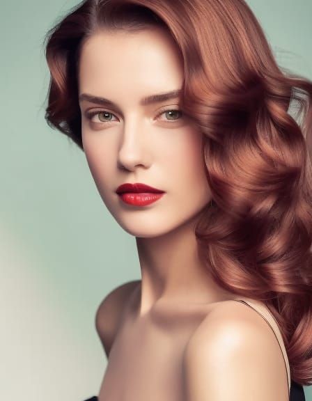 Auburn Hair Portrait