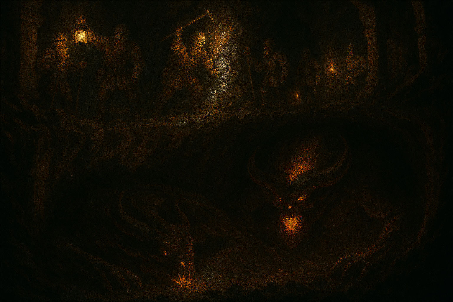 The Dwarves delved too greedily and too deep