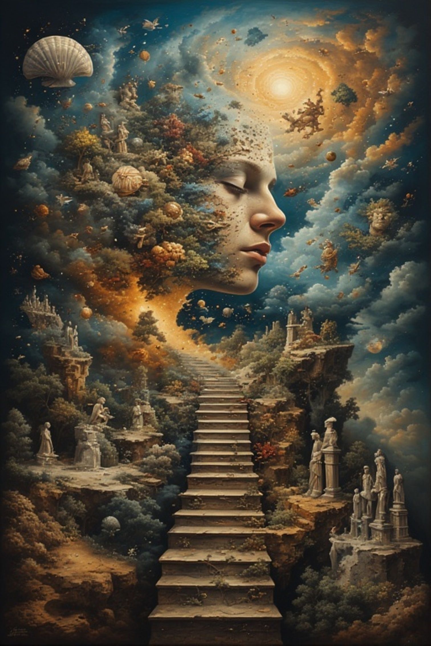 A surrealist abstract masterpiece