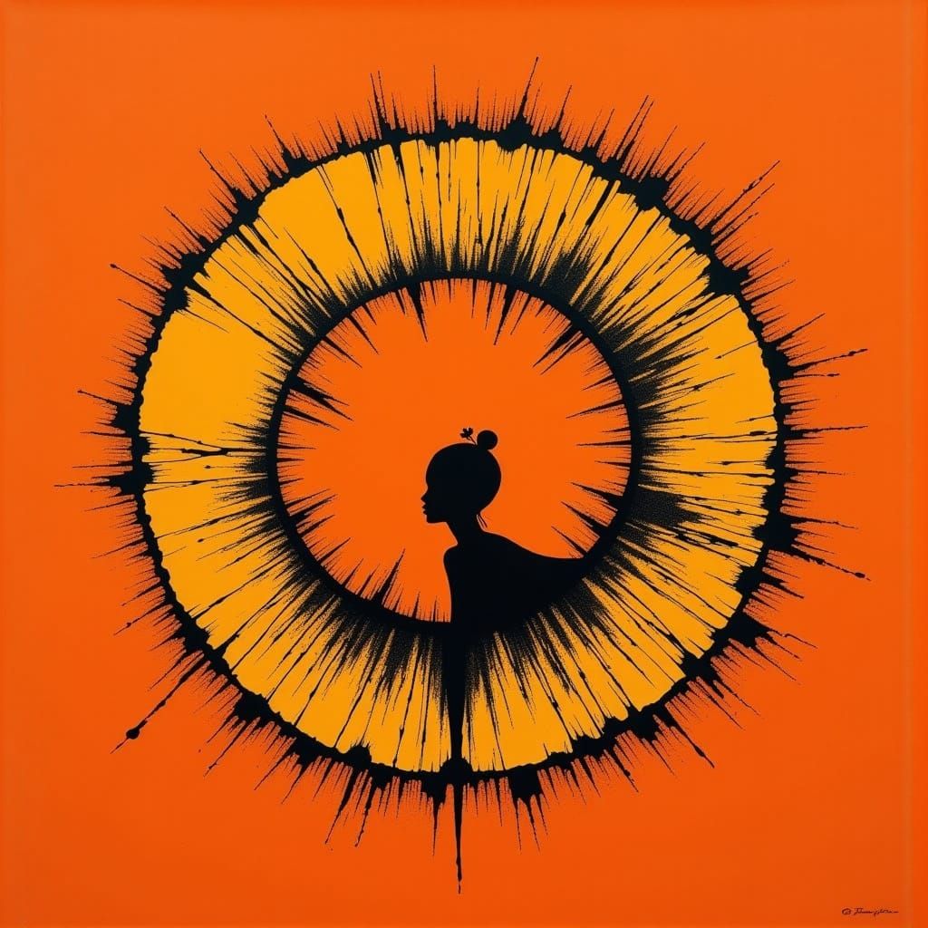 <lora:BLOOD ORANGE:1.0> <lora:Orange:1.0> <lora:textured collage:1.0> “Textures of Orange”