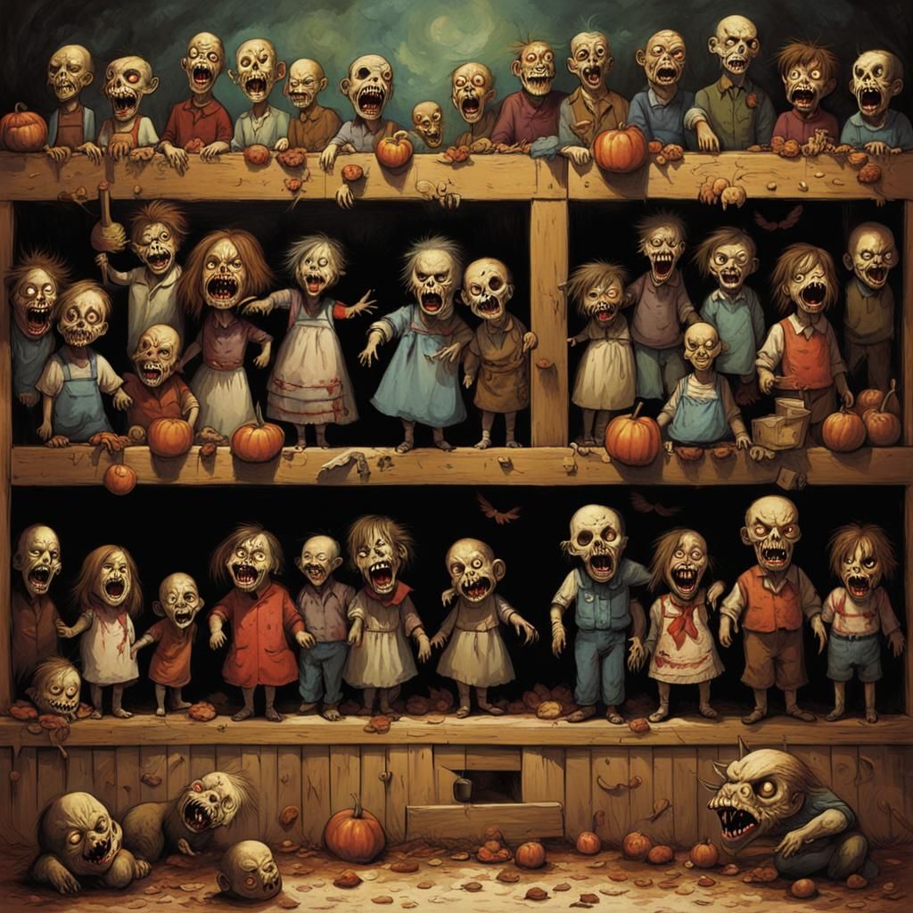In the old doll shop of the late Jedediah, who never came ba...