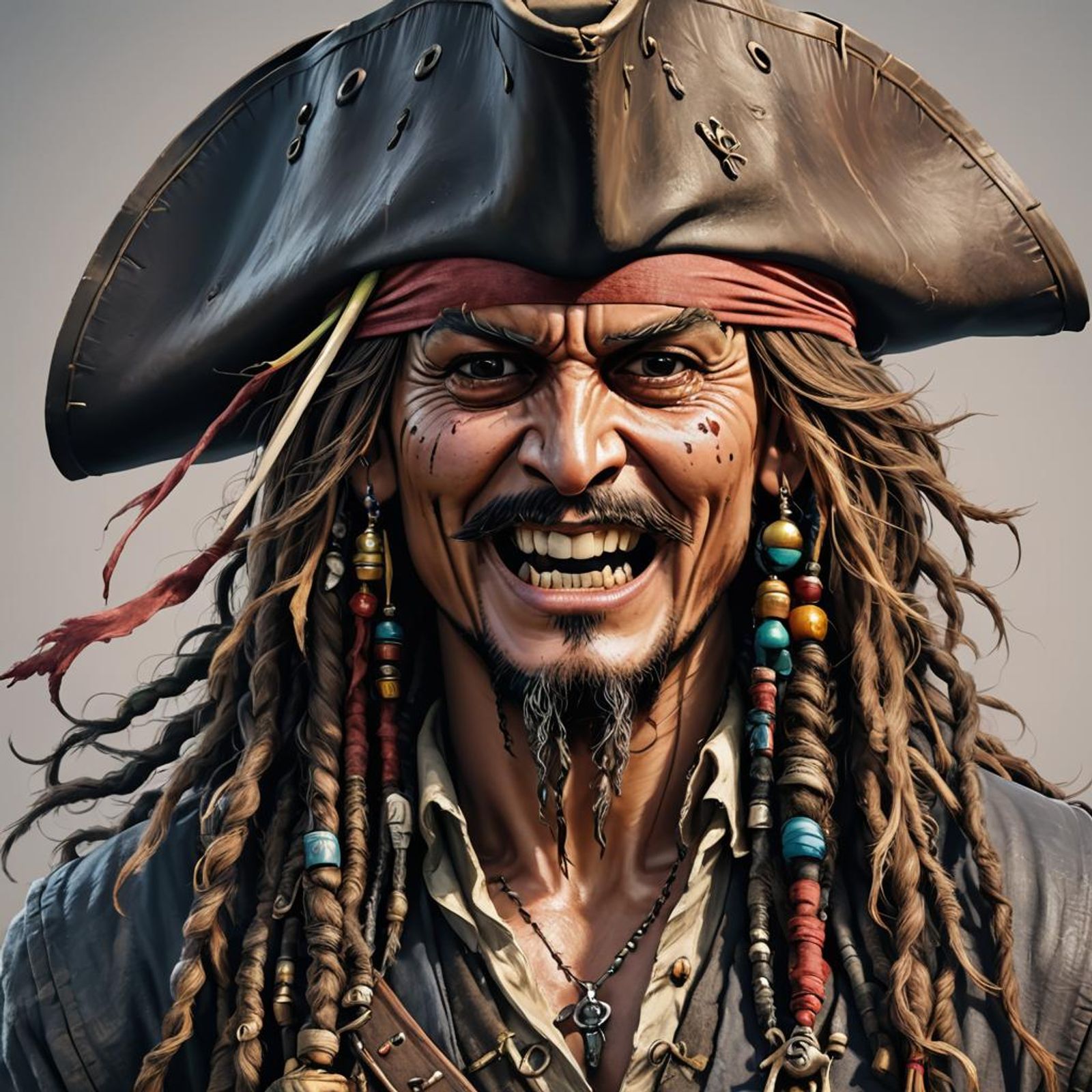 Captain Jack Sparrow - AI Generated Artwork - NightCafe Creator