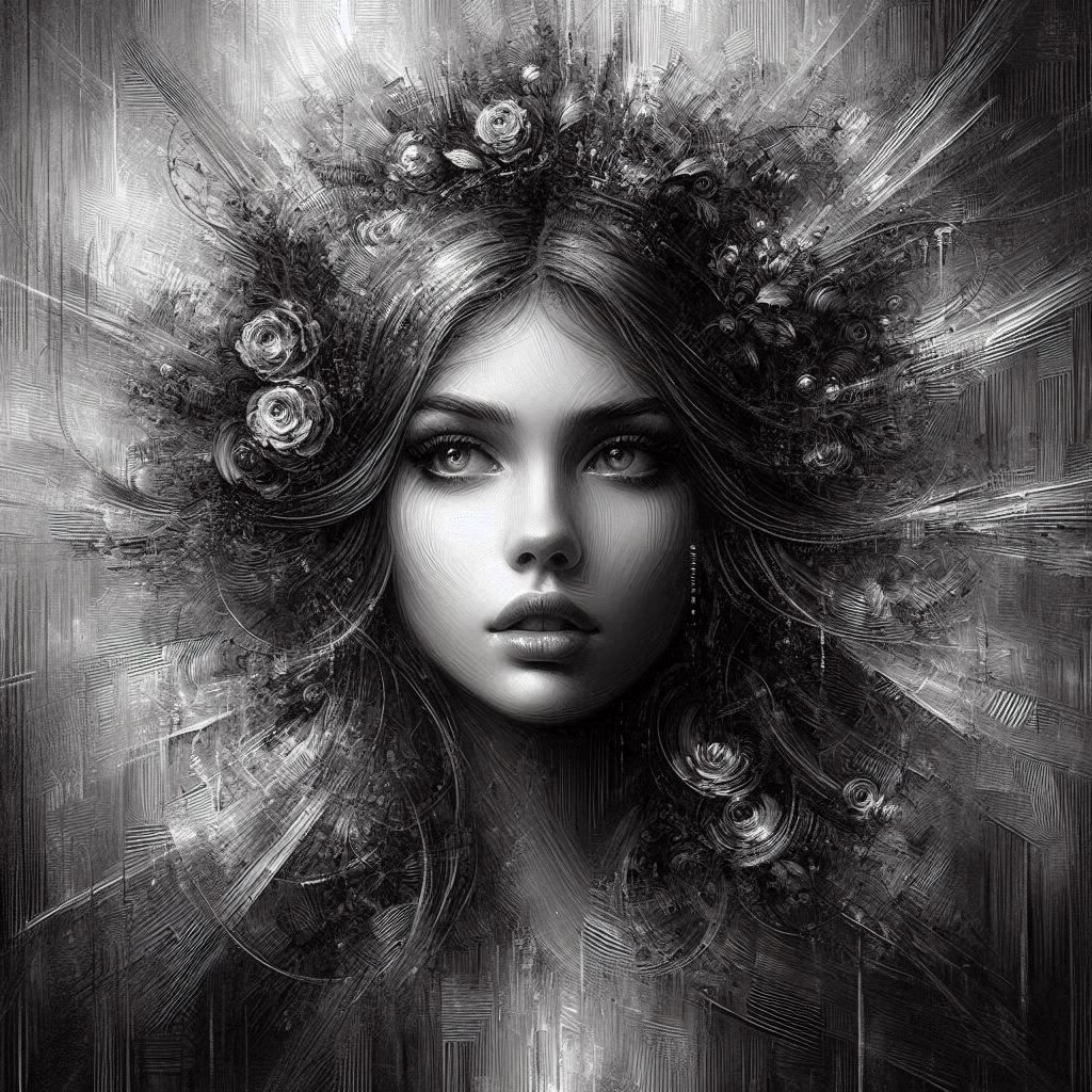 Black and white portraits