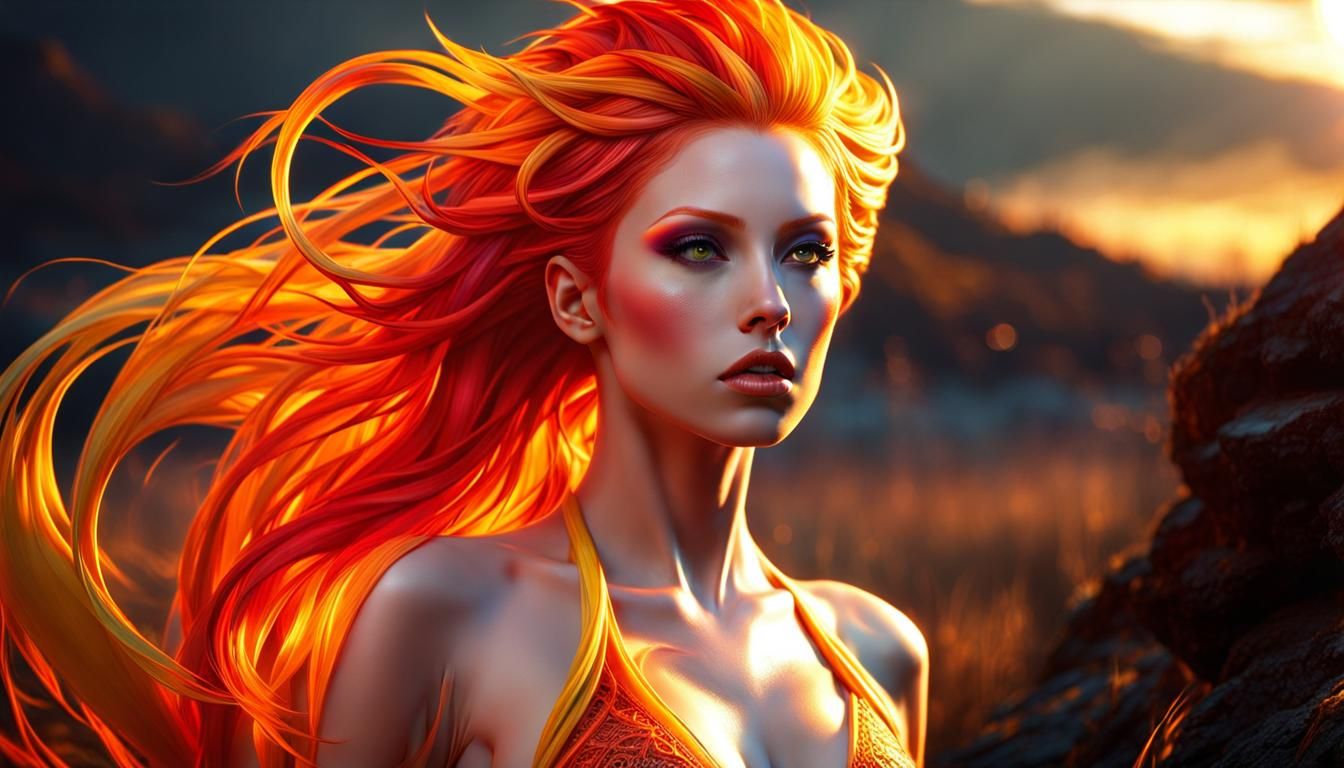 Fire Elementals 4 - Ai Generated Artwork - Nightcafe Creator