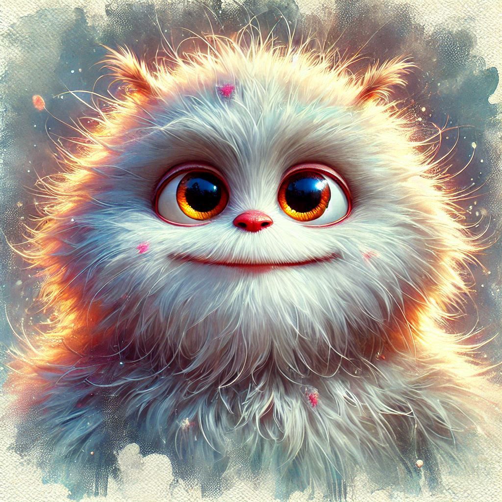adorable fairy-tale fantasy creature portrait..