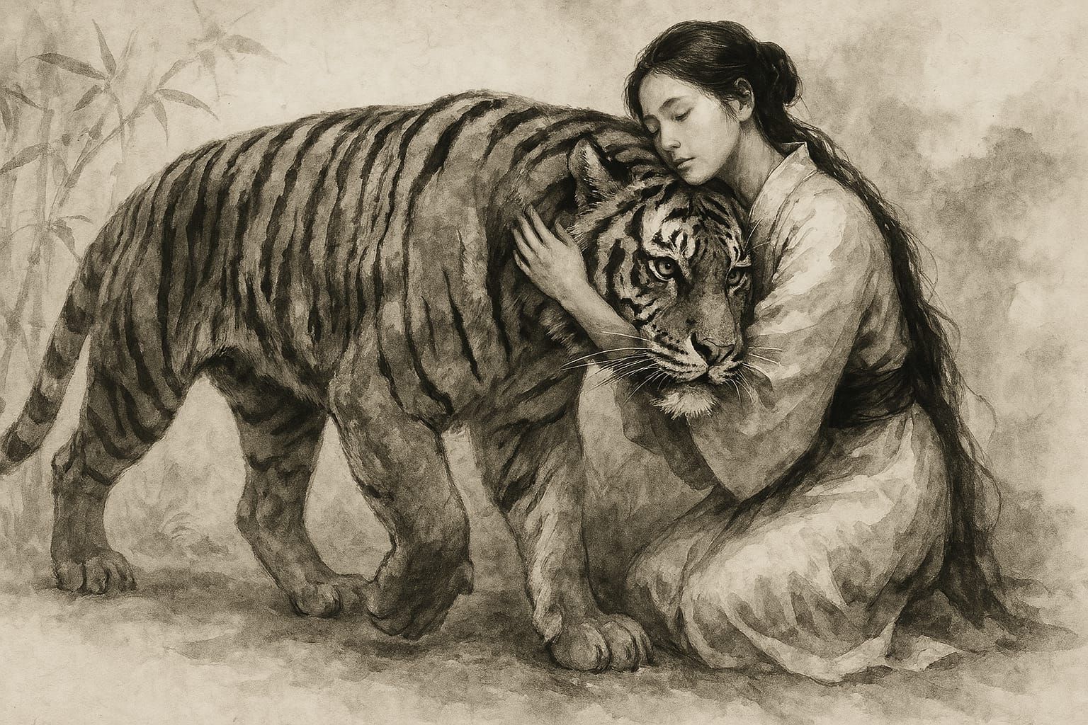 The tiger's friend