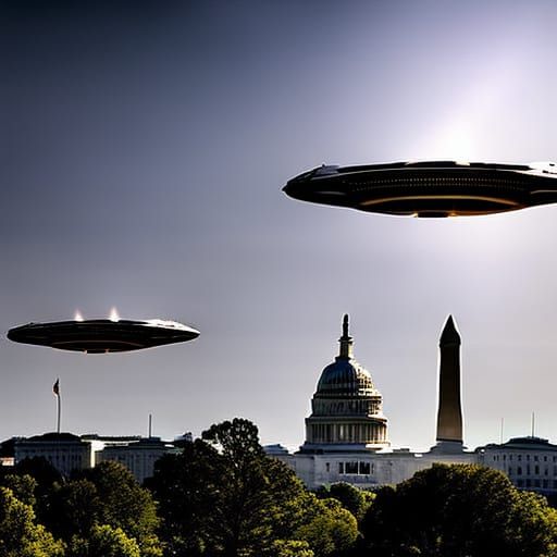 UFO mothership over Washington DC