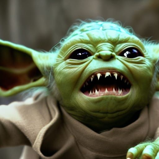 Other Deranged Members of Yoda's Species Scream to Show Thei...
