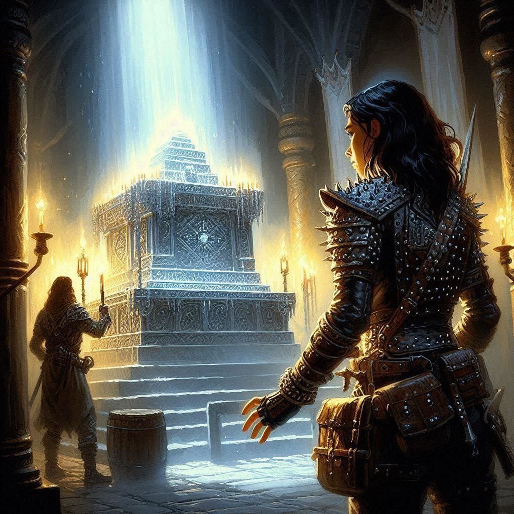 The Altar - a Brief Respite for Our Adventurers