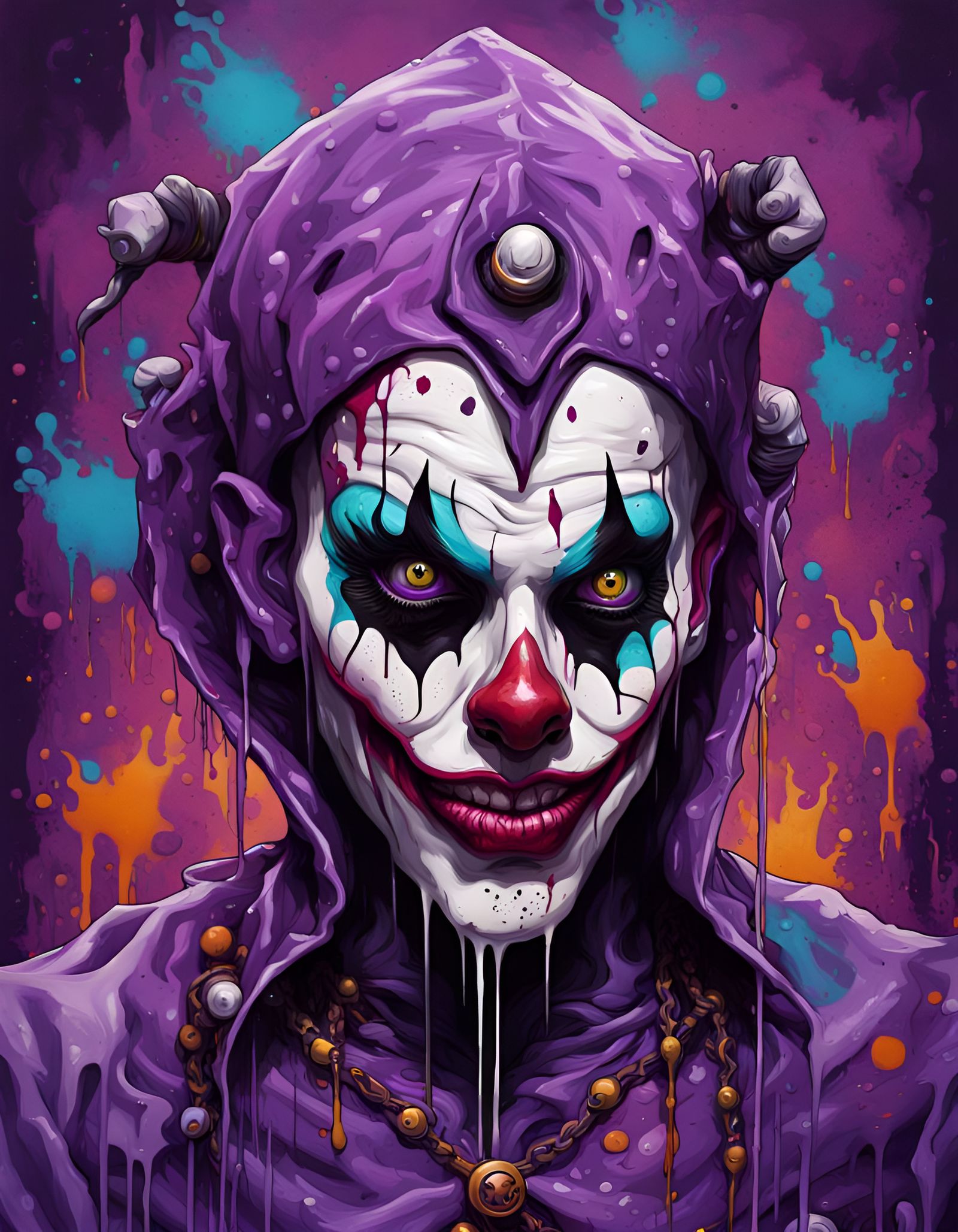 Carnival creep. Follow for follow back!!! - AI Generated Artwork - NightCafe  Creator