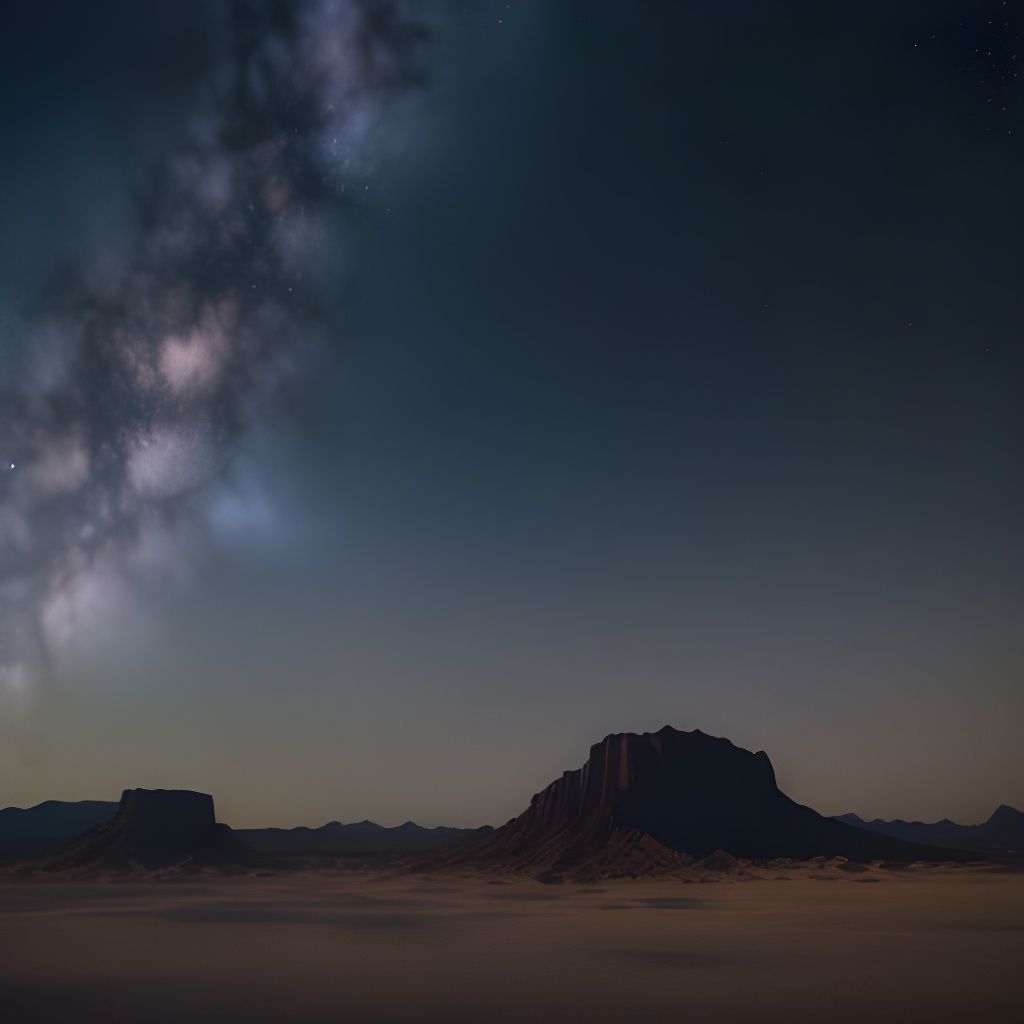 Cosmic Desert Stormscape