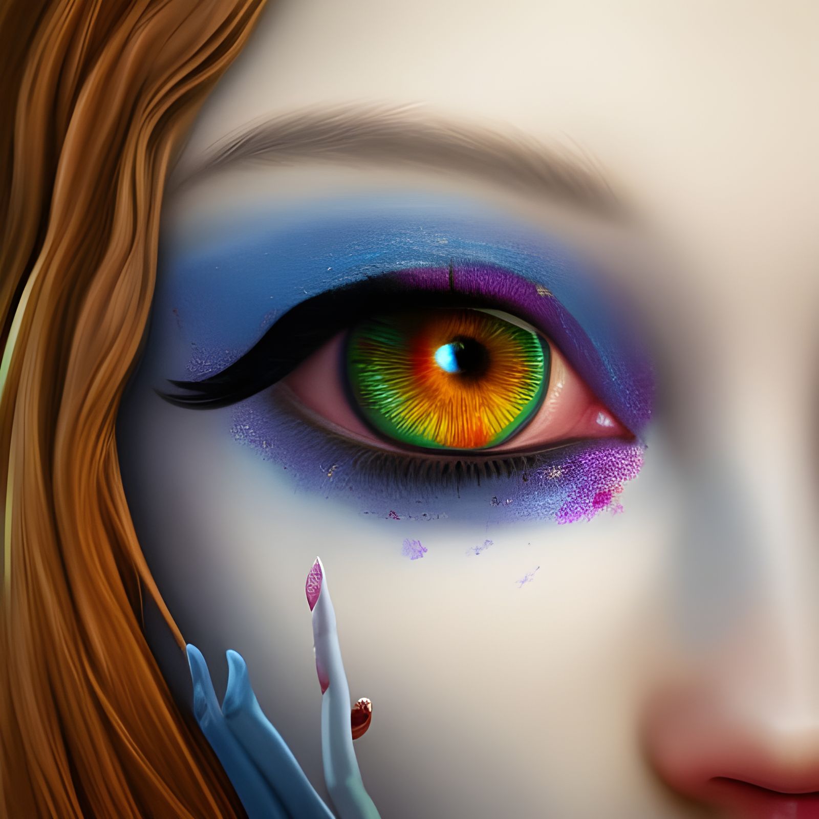 Iris' Eye  by @Psilocybes