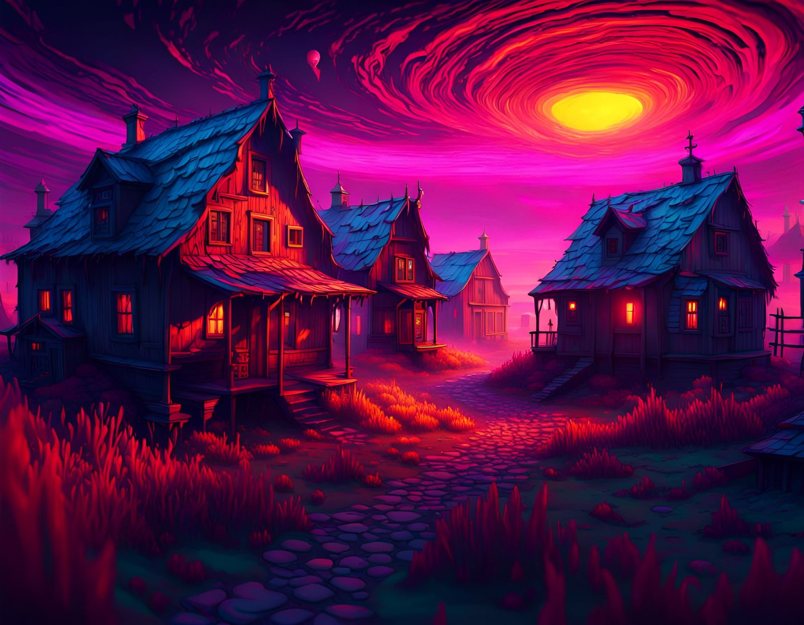 Haunted village