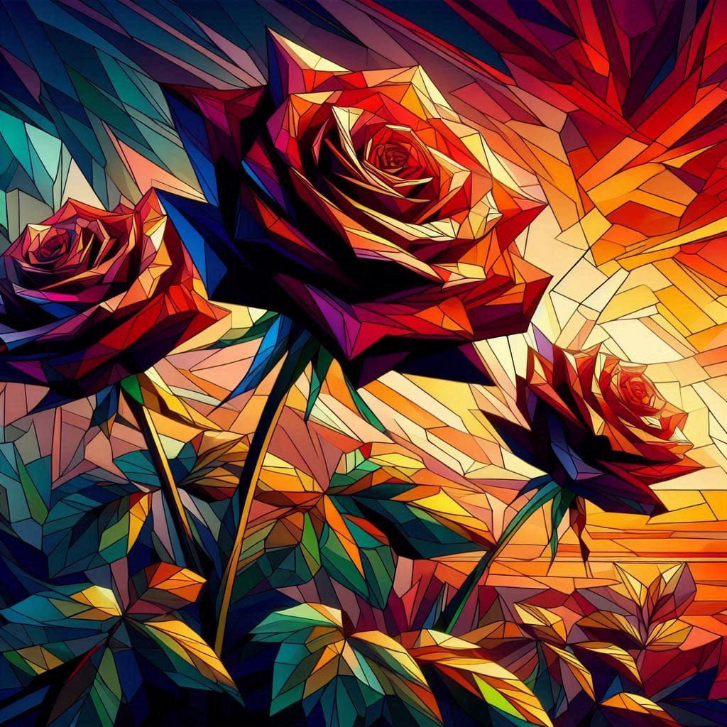 Blazing Roses