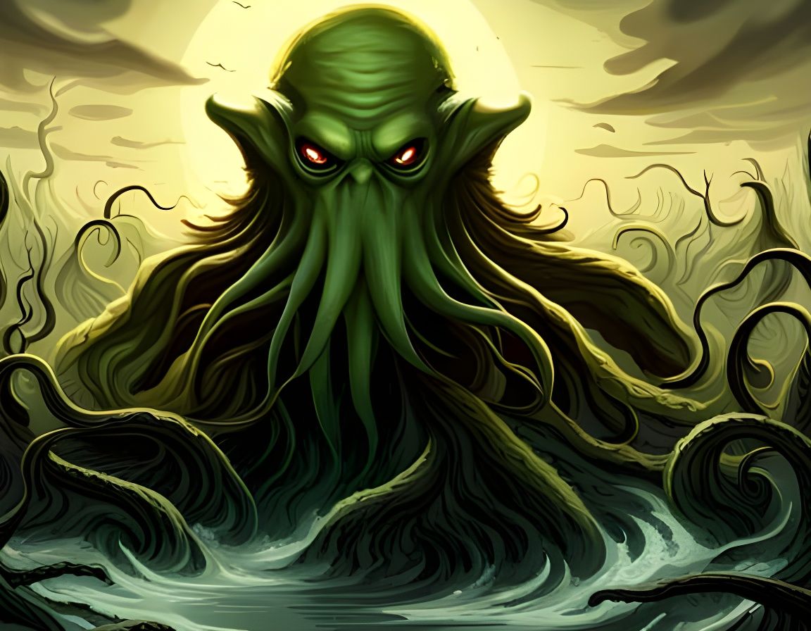 Cthulhu - Ai Generated Artwork - Nightcafe Creator