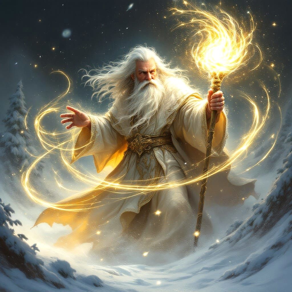 The Wizard  by @The Nights Sky