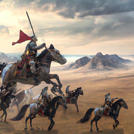 Over the barren plains we run