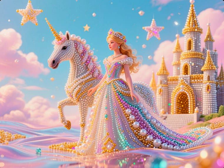 8/4/2025-Quest Entry 2 Bead Blast Princess with Unicorn Art By Archangel Tara